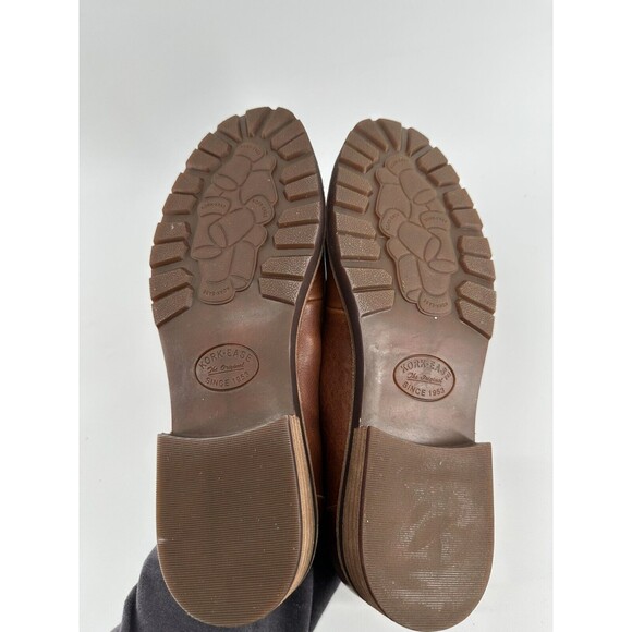 KORK-EASE Carlisle Tan Rum Brown Sz 8.5 Slip On Leather Loafer - Picture 7 of 7